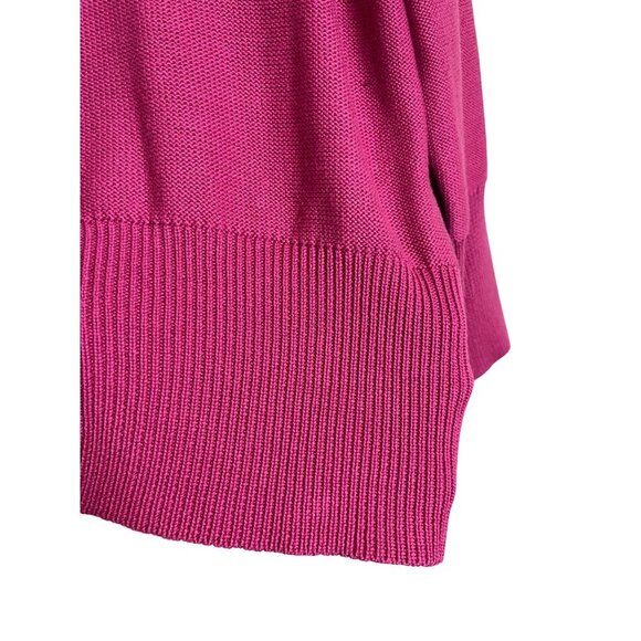 Cotton Beaded Sequin Cardigan XL Pink Boho Western Preppy Resort Classic Retro - Picture 10 of 12